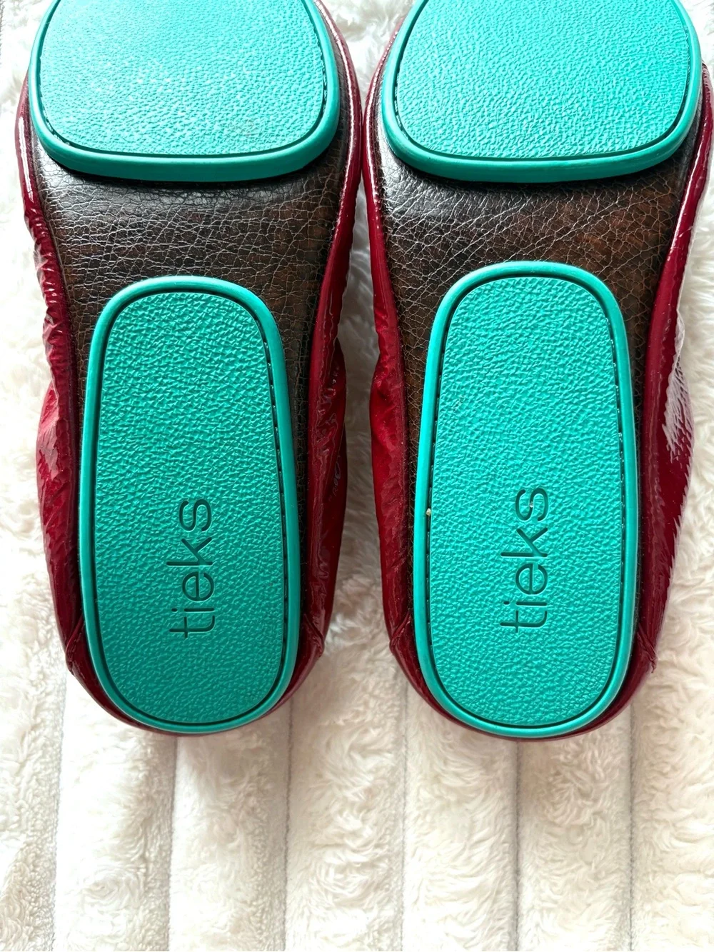 Tieks Ruby Red Patent Ballet Flat - Picture 7 of 7